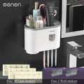 Toothbrush and Bathroom Accessory Wall Organizer