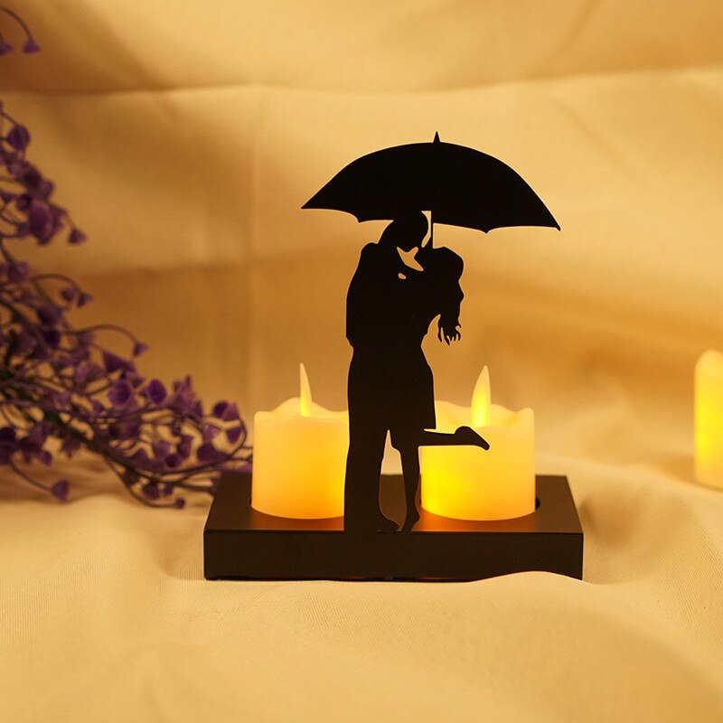 Romantic Couple Candle Holders