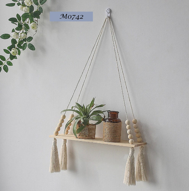 Hanging Wooden Shelves