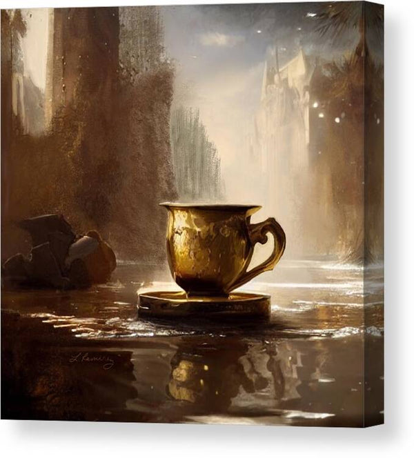 Golden Cup - Artwork by Laura Ramirez