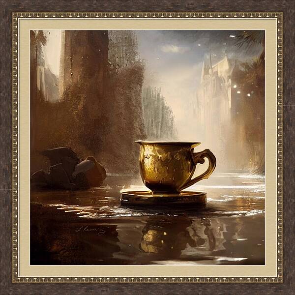 Golden Cup - Artwork by Laura Ramirez