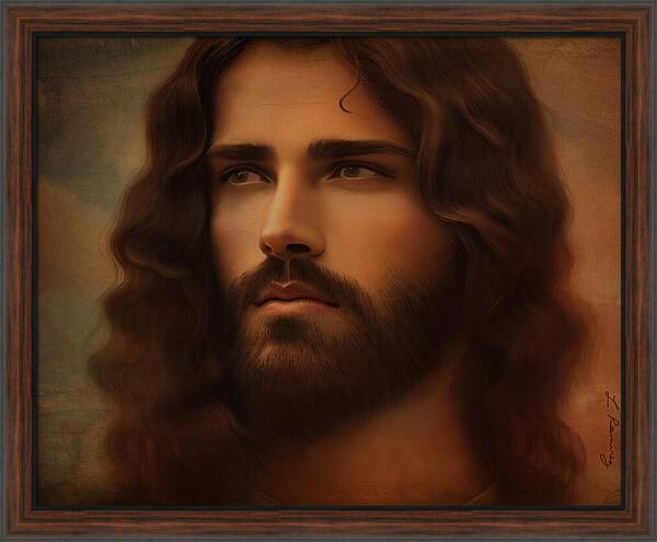 Jesus Portrait - Artwork by Laura Ramirez