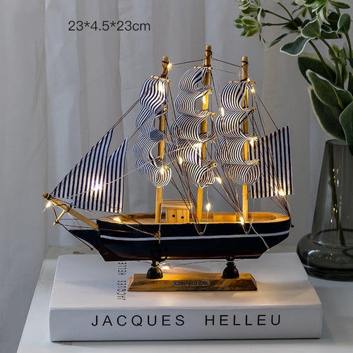 Wooden Boat Model