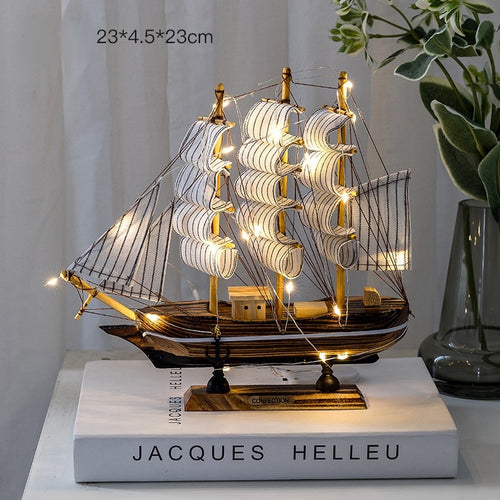 Wooden Boat Model