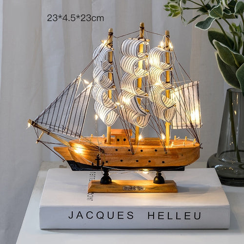 Wooden Boat Model