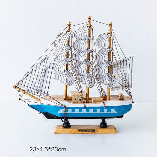 Wooden Boat Model