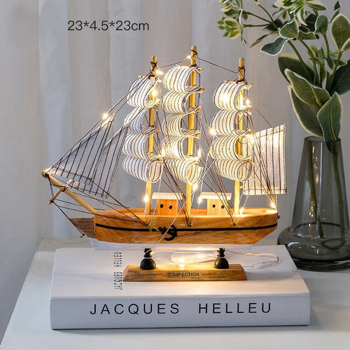 Wooden Boat Model