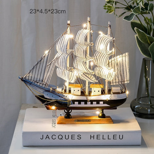 Wooden Boat Model