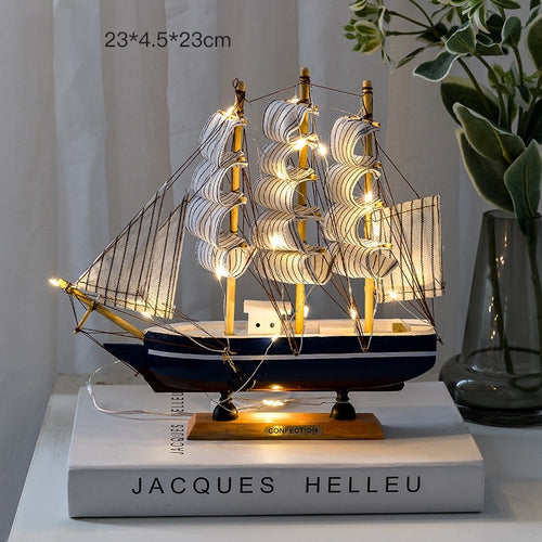 Wooden Boat Model