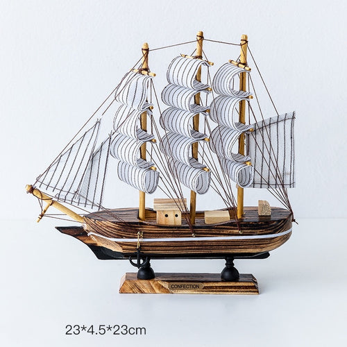 Wooden Boat Model