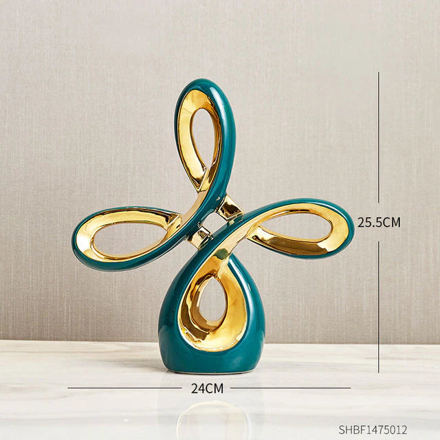 Abstract Ceramic Sculpture Decoration