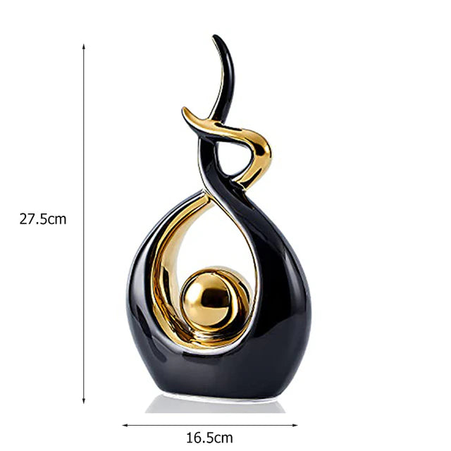 Abstract Ceramic Sculpture Decoration