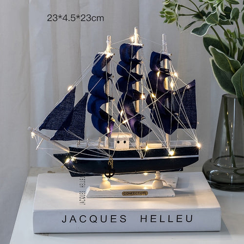 Wooden Boat Model