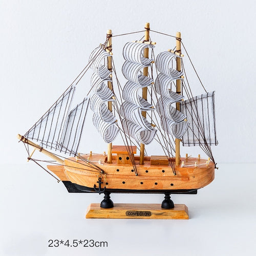 Wooden Boat Model