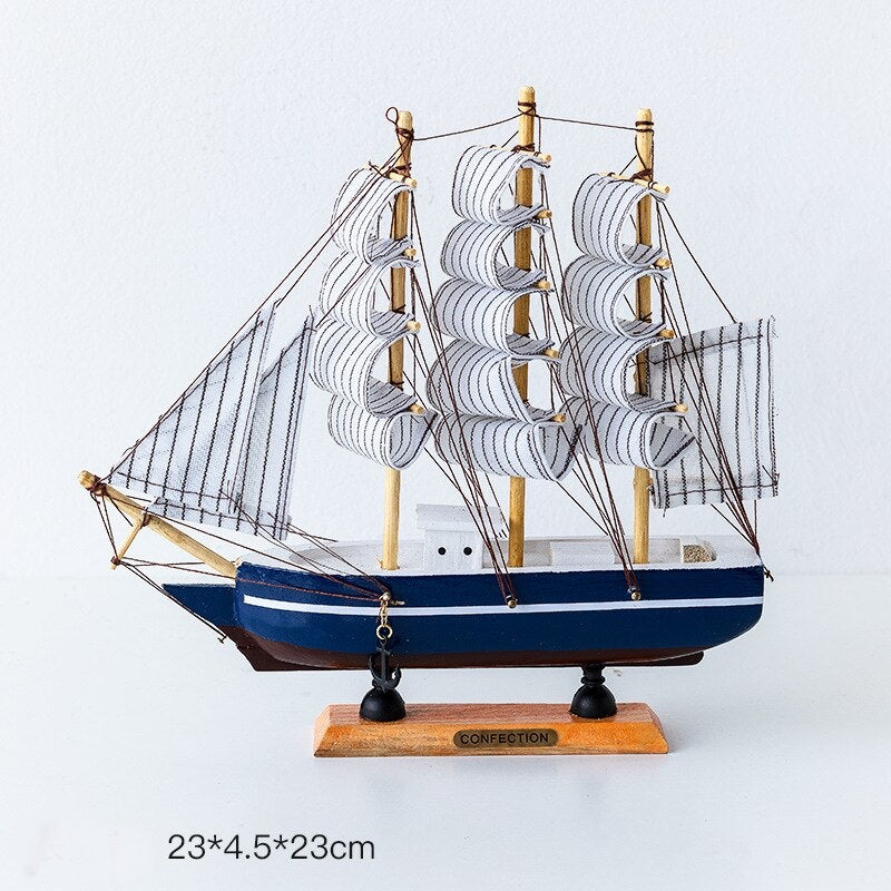 Wooden Boat Model