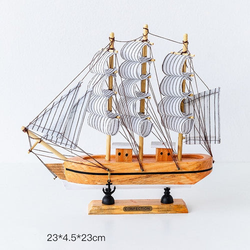 Wooden Boat Model