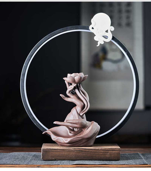Buddhist Backflow Incense Burners