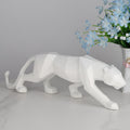 Black Panther Geometric Sculpture