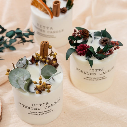 Scented Aromatherapy Candles With Infused Ingredients