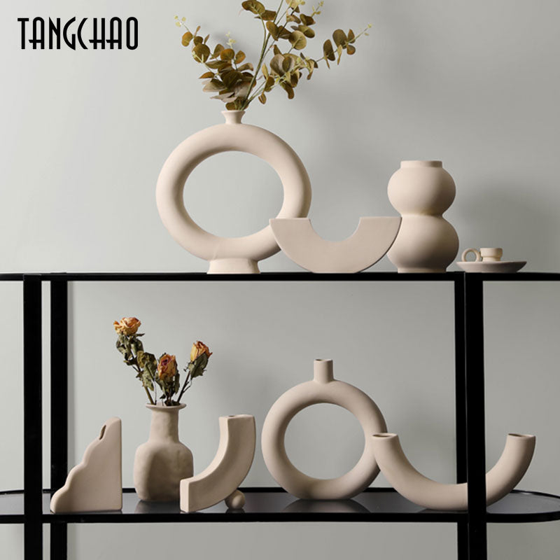 Modern Contemporary Style Ceramic Vases