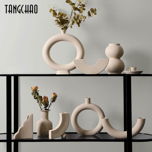 Modern Contemporary Style Ceramic Vases