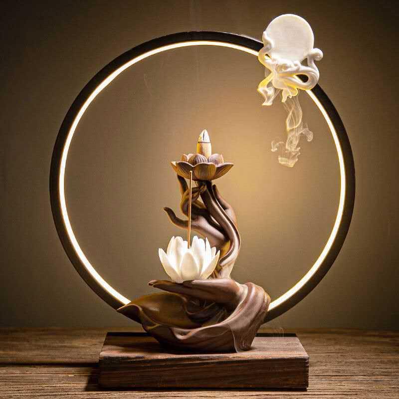 Buddhist Backflow Incense Burners