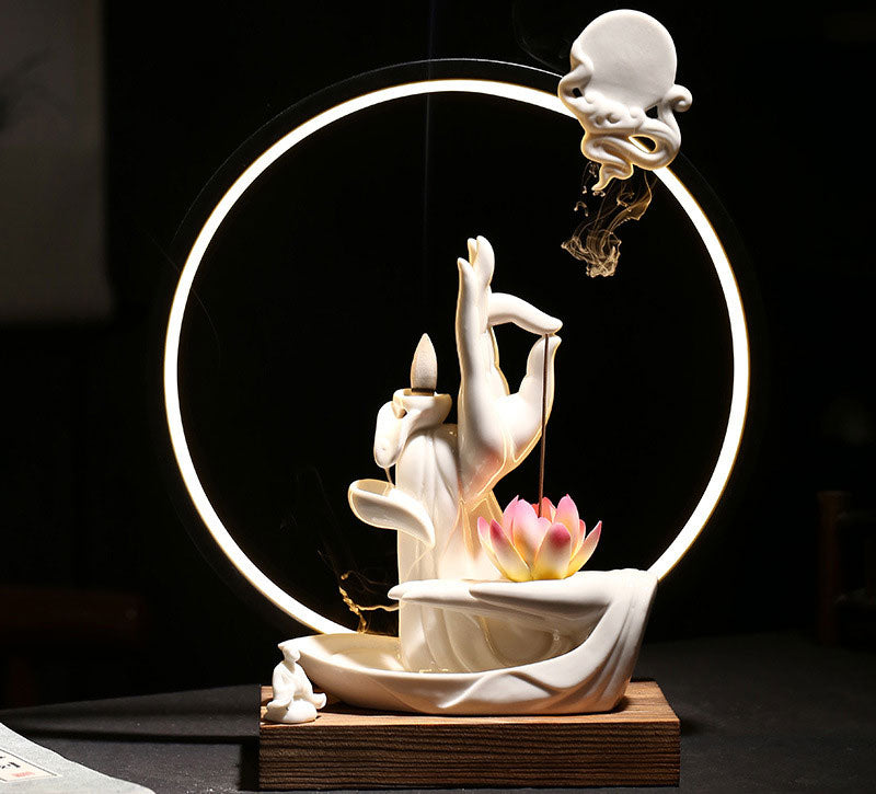 Buddhist Backflow Incense Burners