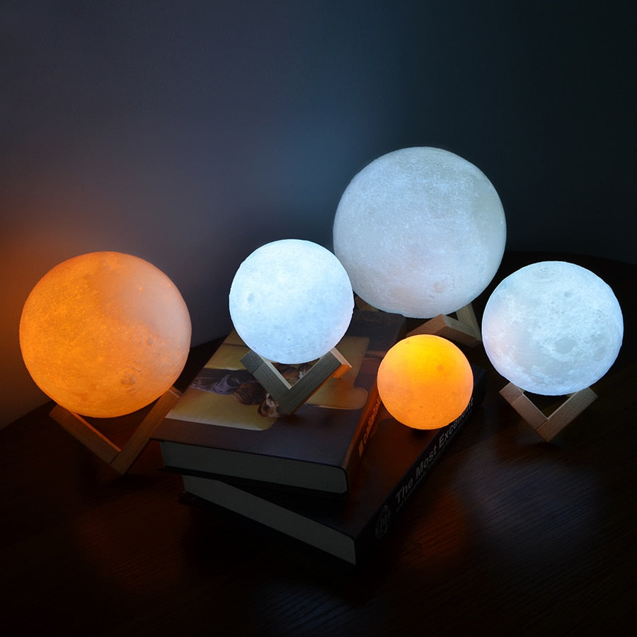 Moon Lamp LED Night Light Touch