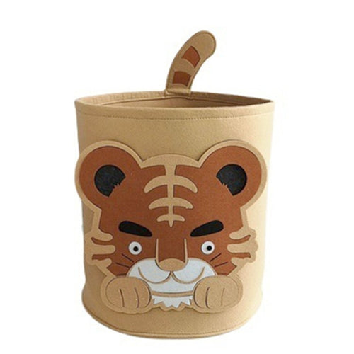 Storage Baskets with Animal Faces for Kids Rooms