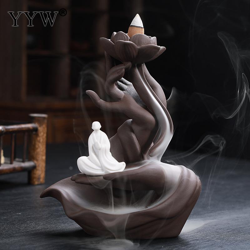 Buddhist Backflow Incense Burners