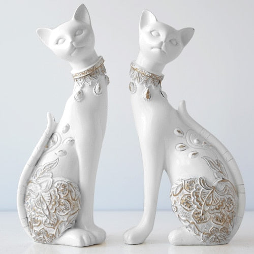Kitty Cat Sculpture Set