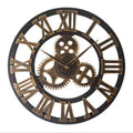Large Retro Industrial Style Wall Clock