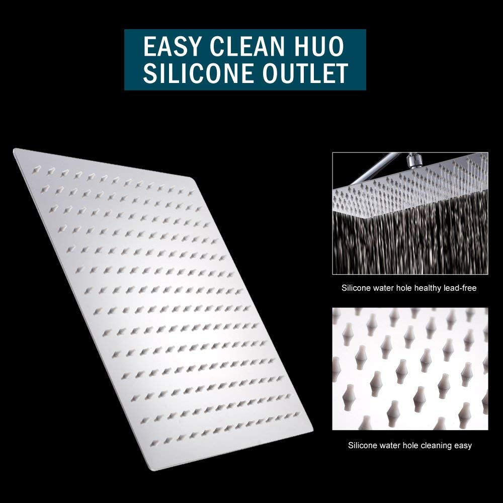 Stainless Steel Square Rainfall Shower