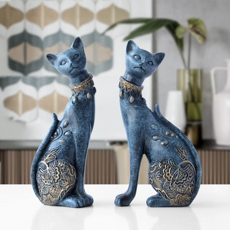 Kitty Cat Sculpture Set