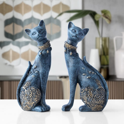 Kitty Cat Sculpture Set
