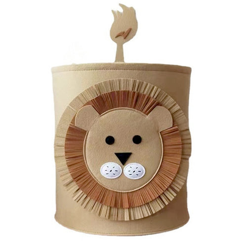 Storage Baskets with Animal Faces for Kids Rooms