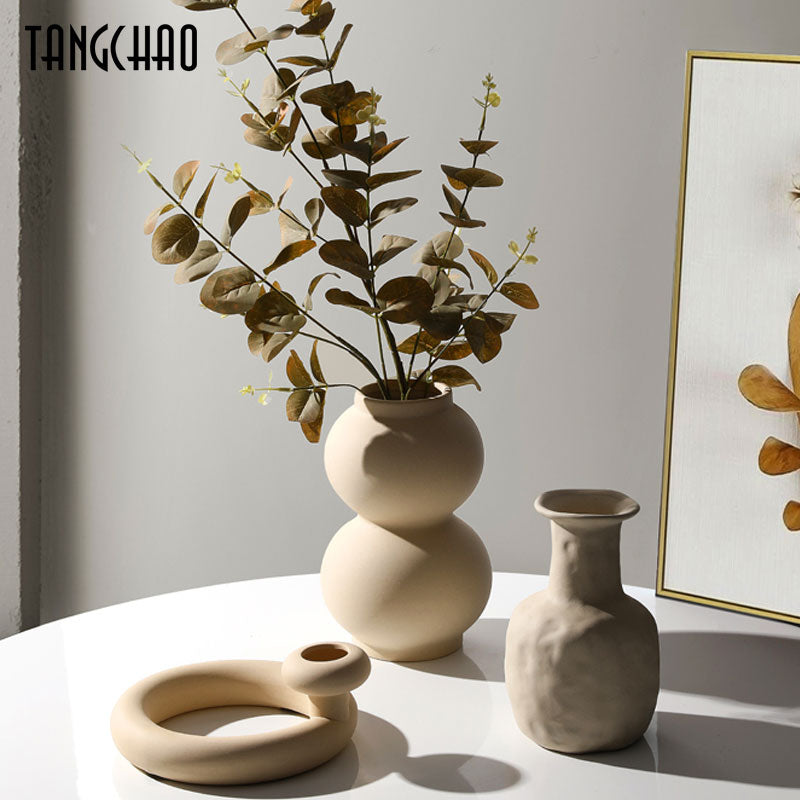 Modern Contemporary Style Ceramic Vases