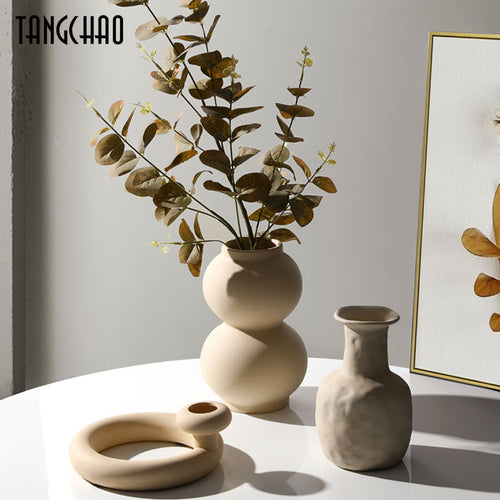 Modern Contemporary Style Ceramic Vases