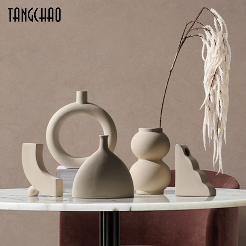 Modern Contemporary Style Ceramic Vases