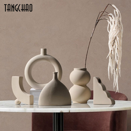 Modern Contemporary Style Ceramic Vases