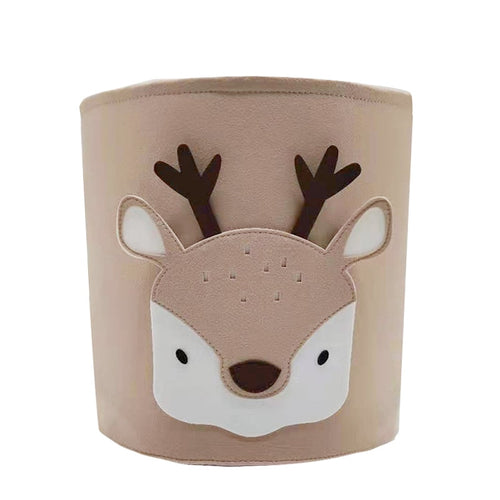 Storage Baskets with Animal Faces for Kids Rooms