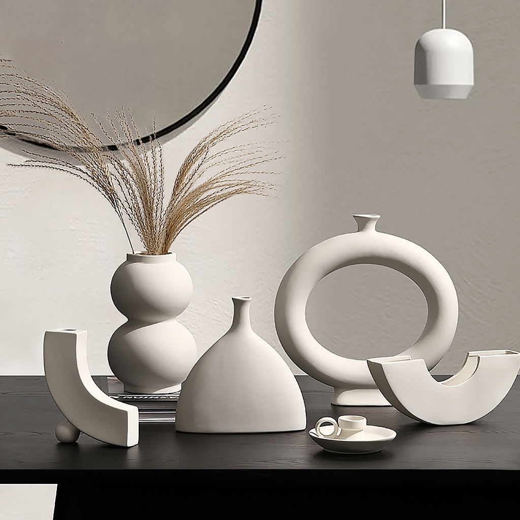 Modern Contemporary Style Ceramic Vases