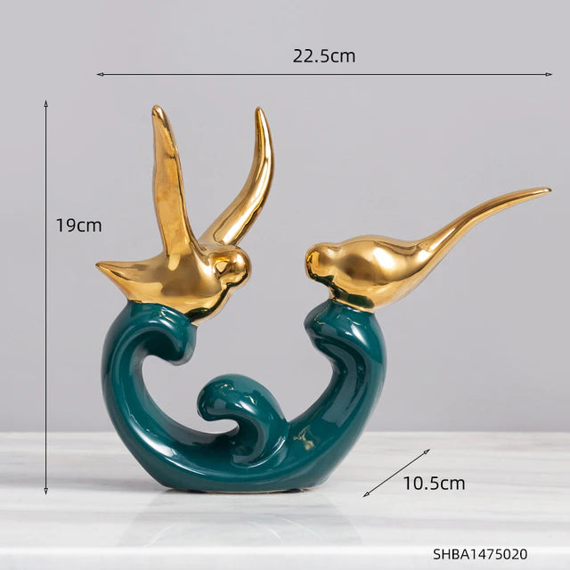 Abstract Ceramic Sculpture Decoration