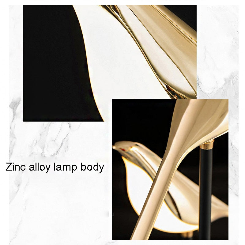 Golden Bird LED Wall Lamp