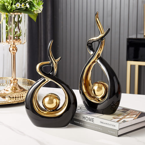 Abstract Ceramic Sculpture Decoration