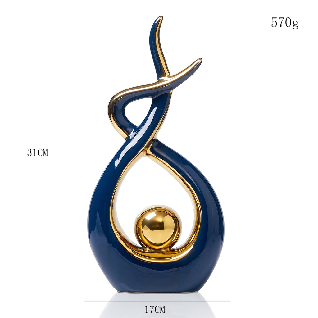 Abstract Ceramic Sculpture Decoration