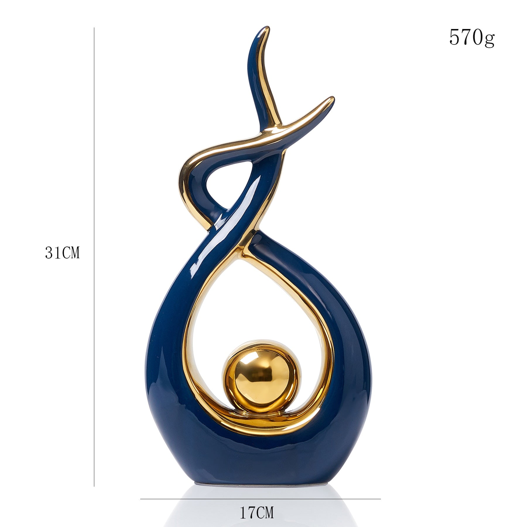 Abstract Ceramic Sculpture Decoration