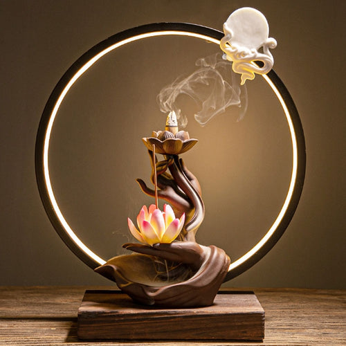 Buddhist Backflow Incense Burners