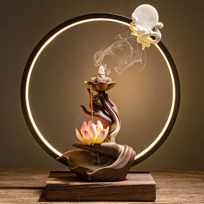 Buddhist Backflow Incense Burners