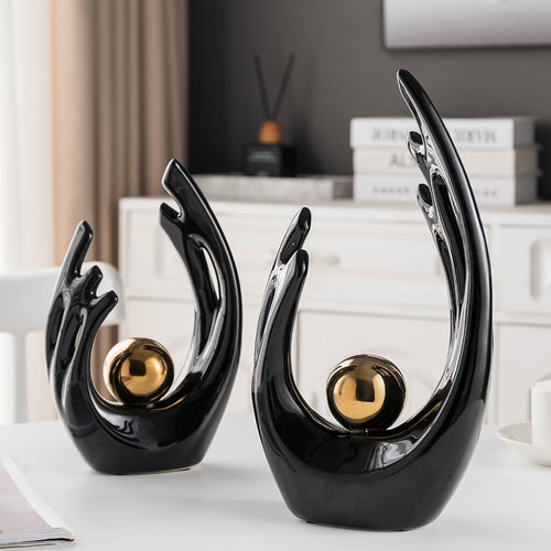 Abstract Ceramic Sculpture Decoration